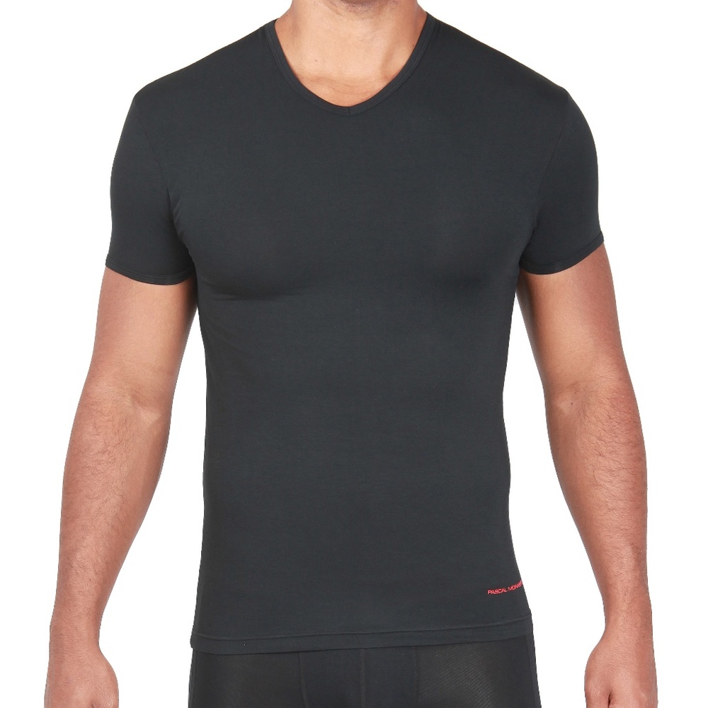 2-PACK Undershirt, V-Neck, Soft Stretch Bamboo, Second Skin